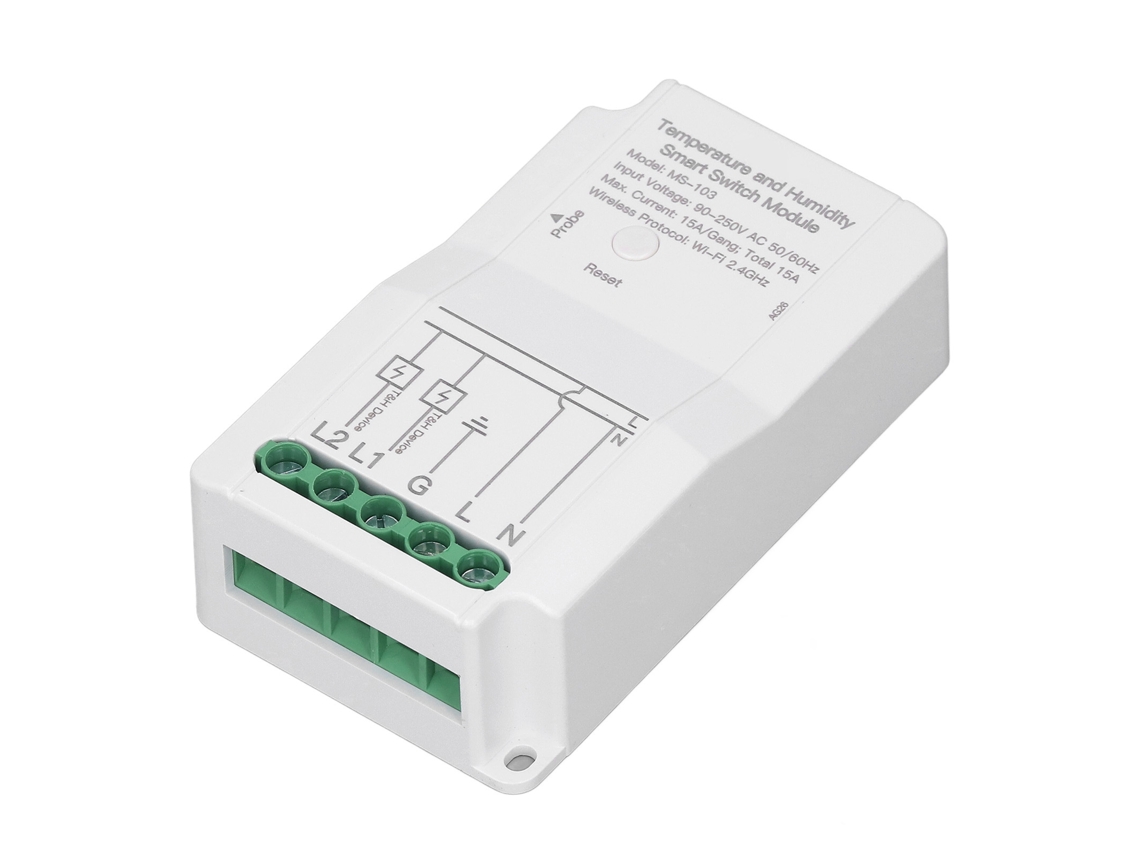 Módulo Interruptor Inteligente De Temperatura Y Humedad Con Control Remoto Y Programación 90‑250v