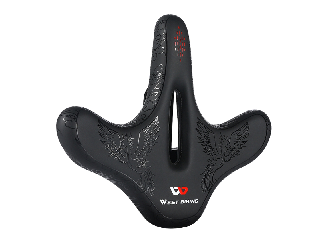 Sillín de bicicleta ancho, cómodo e impermeable para hombre y mujer, asiento de bicicleta de carretera Mtbvayotoy