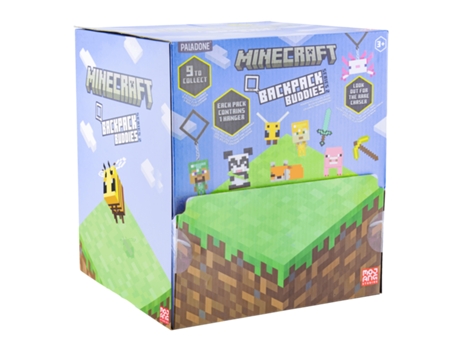Llaveros PALADONE Minecraft Backpack Buddies Multicolor