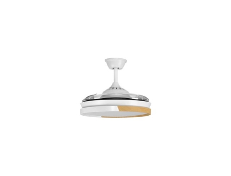 Ventilador de Techo DC Emperador 72W Blanco Haya 3 Aspas FABRILAMP