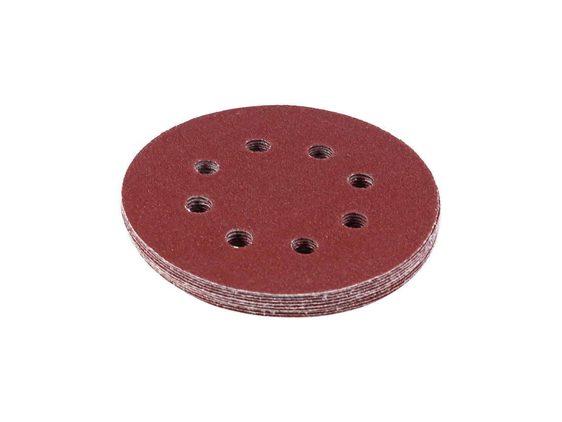 Discos De Lijado De 125 Mm Con 8 Agujeros, Grano 100, Para Pulir Muebles Y Piezas De Automóviles.
