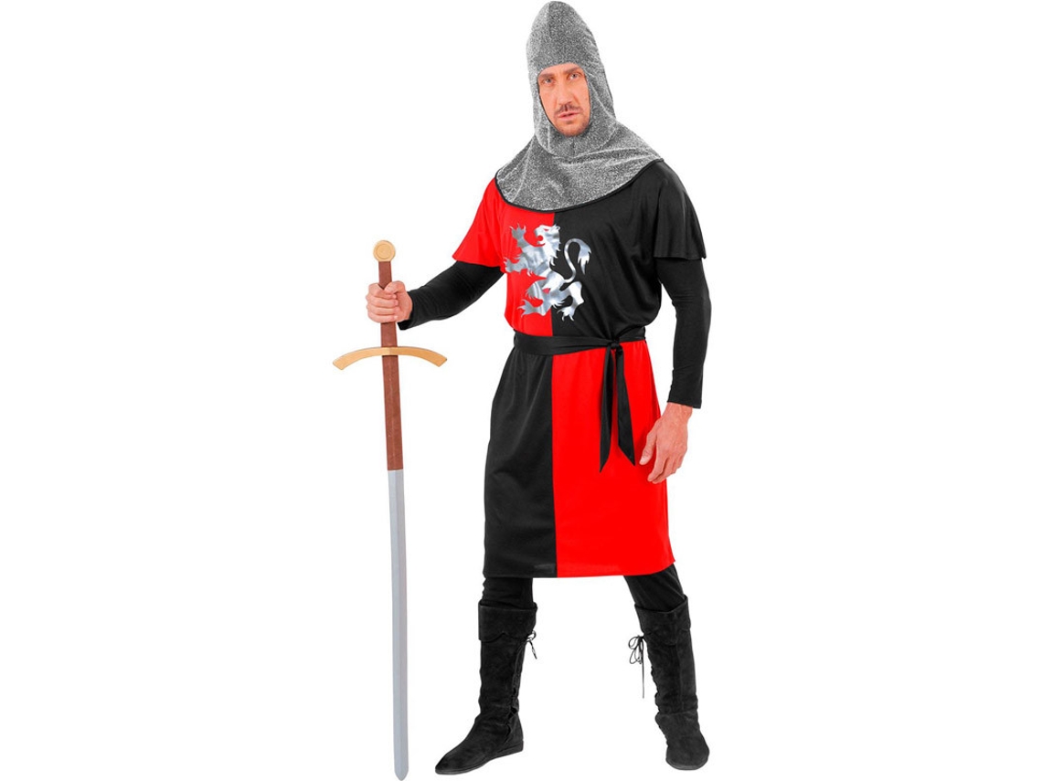 Disfraz de Hombre WIDMANN guerrero medieval rojo (Tam.: S)