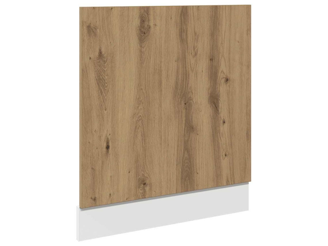 Maison Exclusive - Panel Para Lavavajillas "lyon" Roble Artesanal 60x1,5x67 Cm Madera De Ingeniería
