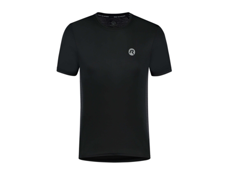 Camiseta de Hombre para Running ROGELLI Core Poliéster Negro (2XL)