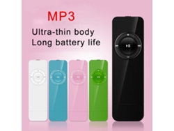 Reprodutor Mp3 Portátil Usb Esportivo Slim Leve Com Bateria Recarregável Suporta Mp3 Wma