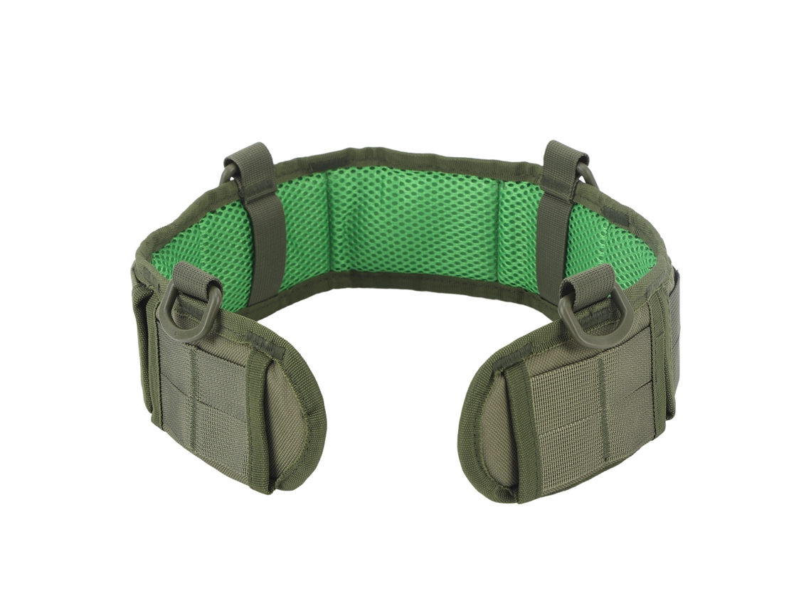 Cinturón Multifuncional Para Acampar, Cazar Y Escalar. Verde, Resistente Al Desgaste Y Con Almacenamiento Personalizable.