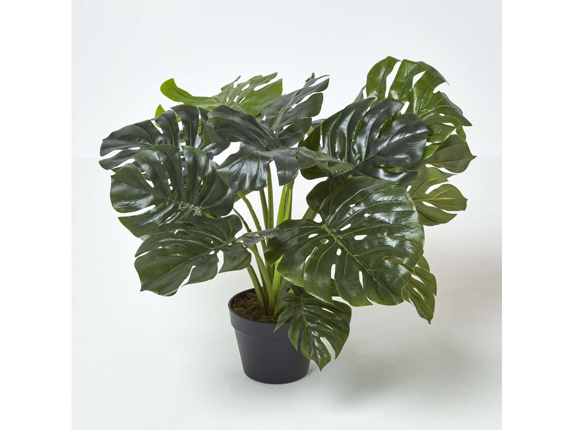 Planta Monstera Artificial Homescapes, 60 cm de Alto