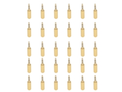 30 Conectores Balanceados De 3,5 Mm Para Cable De Audio De Auriculares.