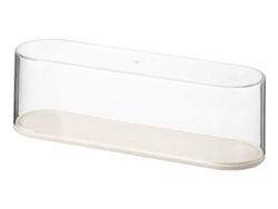 Vitrina transparente apilable para juguetes de muñecas