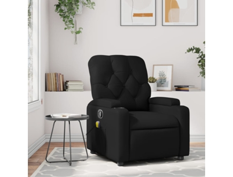 Sillón de masaje reclinable cuero sintético negro 74 x 86,5 x 93,5 cm MAISON EXCLUSIVE