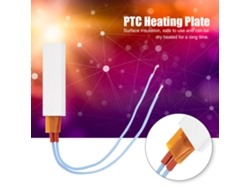 Resistencia PTC en placa con cubierta de aluminio, 24 V, 120 ℃, termostática