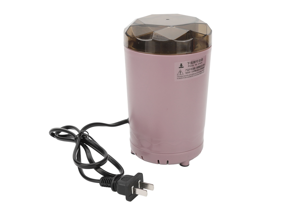 Molinillo Eléctrico De Café E Especias Morado 220v Com Lâminas De Aço Inoxidável E Proteção De Segurança