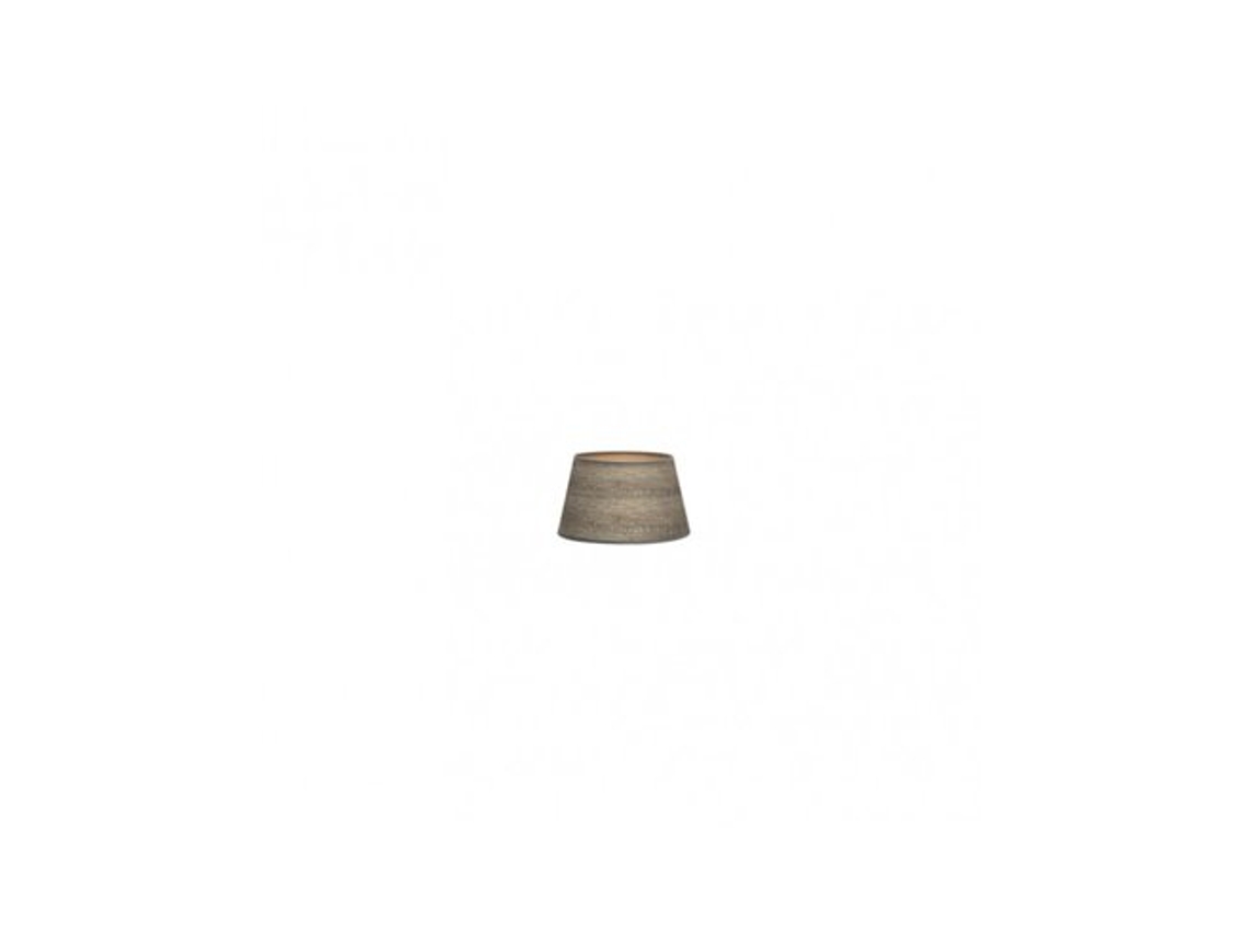 Pantalla Salma Pinza Madera Gris 10dx8dx8h Conica Abierta