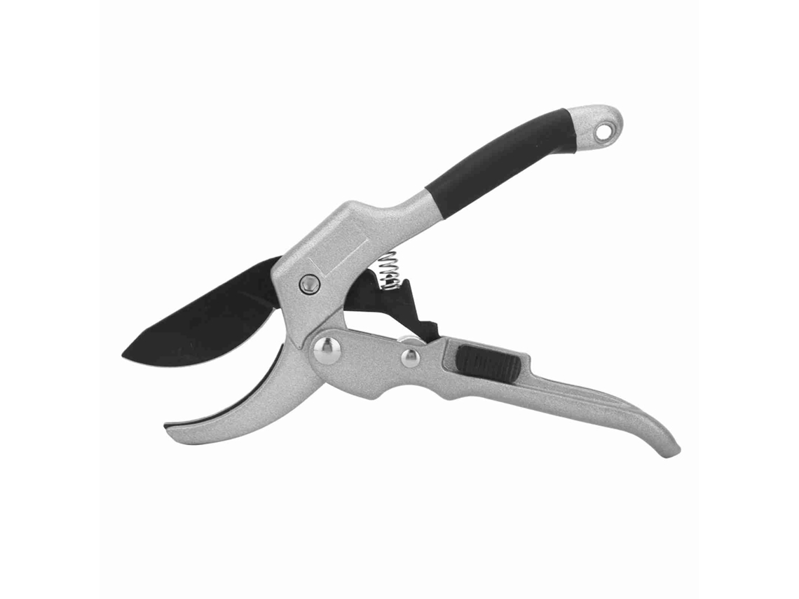 Tijeras De Podar Manuales Con Pestillo, 20 Cm, Acero Cr-v, Para Uso En Jardinería, Corte De 3/4 De Pulgada.