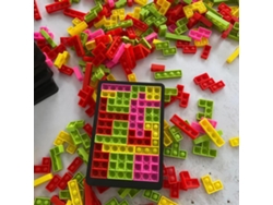 -juego De Rompecabezas De Bloques Empujar Burbuja Juego Interactivo Sensorial Bloques Antiestrés Juguetes