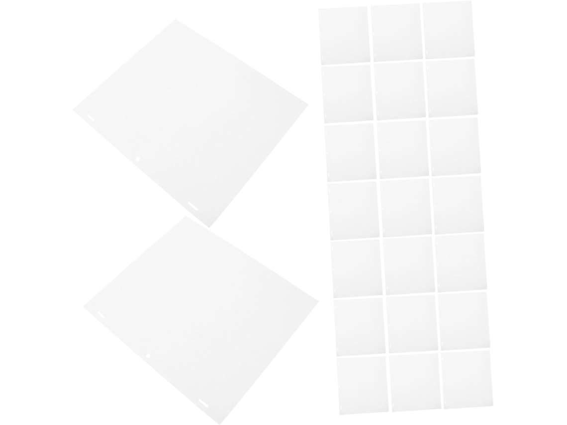 200 Piezas De Papel Blanco Perforado De Tres Orificios Para Dibujo, Herramienta Animación Y