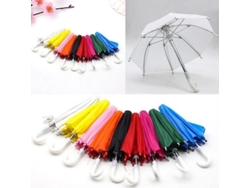 Guarda-chuva decorativo para boneca, cor sólida, abre e fecha, modelo 2026, OCB, roxo.