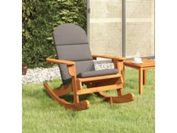 Mecedora Adirondack con cojines de acacia maciza, Dkd Home Decor