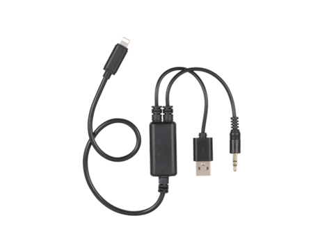 Cable USB de audio, adaptador auxiliar de repuesto para BMW y Mini iPod, iPhone 6, 7, 8, X, XS, XR negro