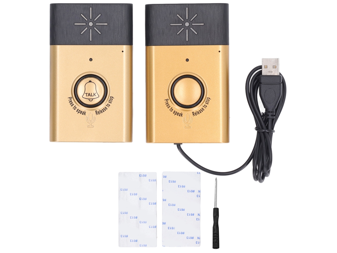 Timbre Inalámbrico Inteligente Con Intercomunicador Bidireccional Para El Hogar Y La Oficina.