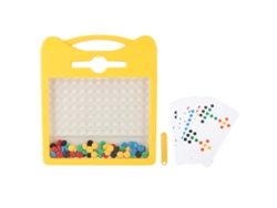 Ats-pizarra Magnética De Dibujo Plástico En Forma De Gatso Juguete Educatsivo De Puntos Magnéticos Para Niños Niñas