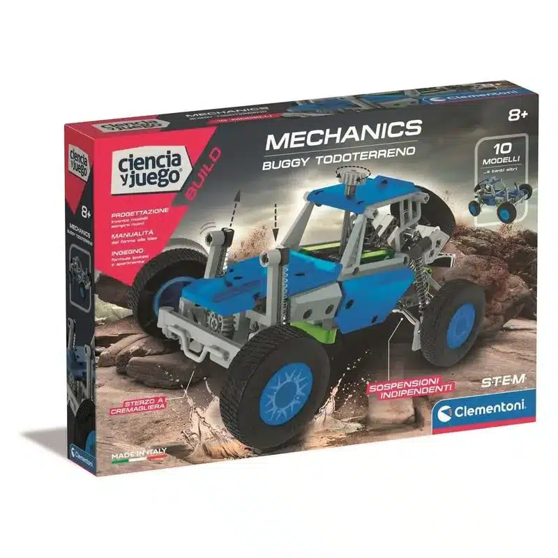 Kit Construcción Ciencia Y Juego Mechanics Buggy Todoterreno 555659 Clementoni Clementoni Más De 8 Años