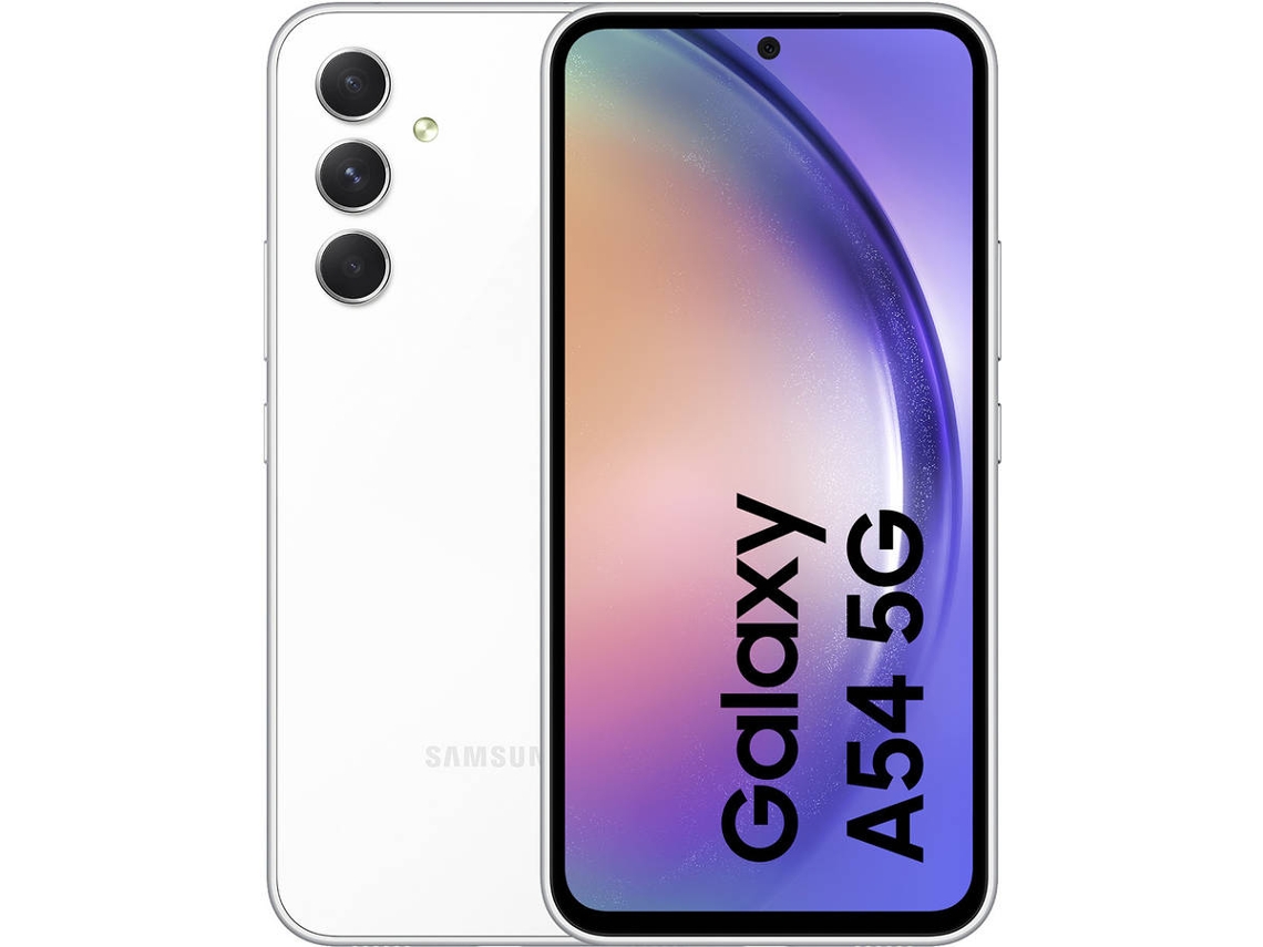 Smartphone SAMSUNG Galaxy A54 5G (6.4'' - 8 GB - 128 GB - White)