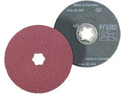 Disco De Lija PFERD Com biclick Ejecución Corindón A Grão 60115 mm