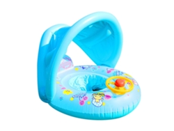 Flotador Hinchable Para Bebés Con Parasol, Volante Y Toldo Para Niños De 1 A 4 Años.