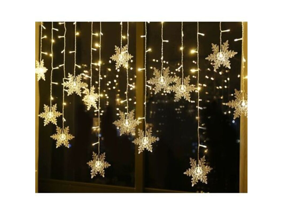 Guirnalda De Luces, Cortina De Luces, 4 M 96 Luces Led Navideñas En Formato