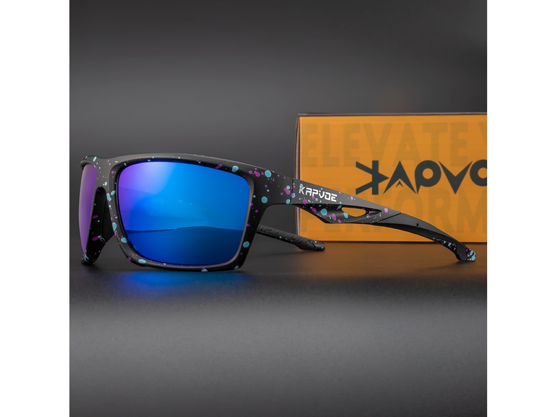 Gafas De Sol Polarizadas Para Ciclismo Deportivo, Gafas De Sol De Exterior Con Montura Cuadrada Resistentes Al Viento Para Hombre Y Mujer.