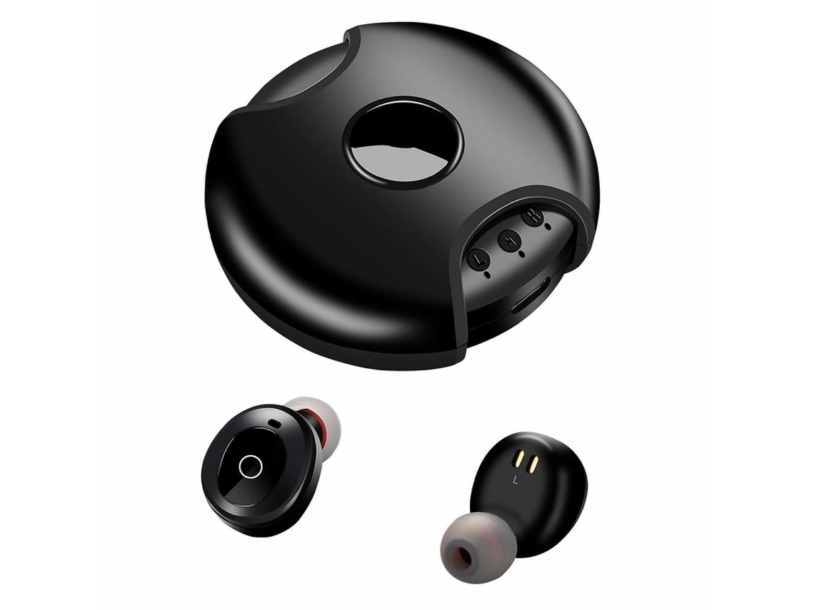 YEMAESRE Stereo Tws Hifi Auriculares Bluetooth Impermeable Cancelación De Ruido Negro