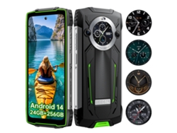 Smartphone OSCAL Pilot 2 6.5'' 24GB 256GB duplo sim 4G verde