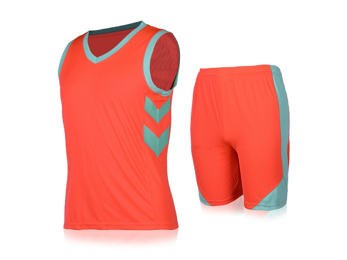 Camiseta De Baloncesto Para Niños Y Hombres, Jersey Deportivo Sin Mangas De Equipo, Cuello V (naranja Xl)