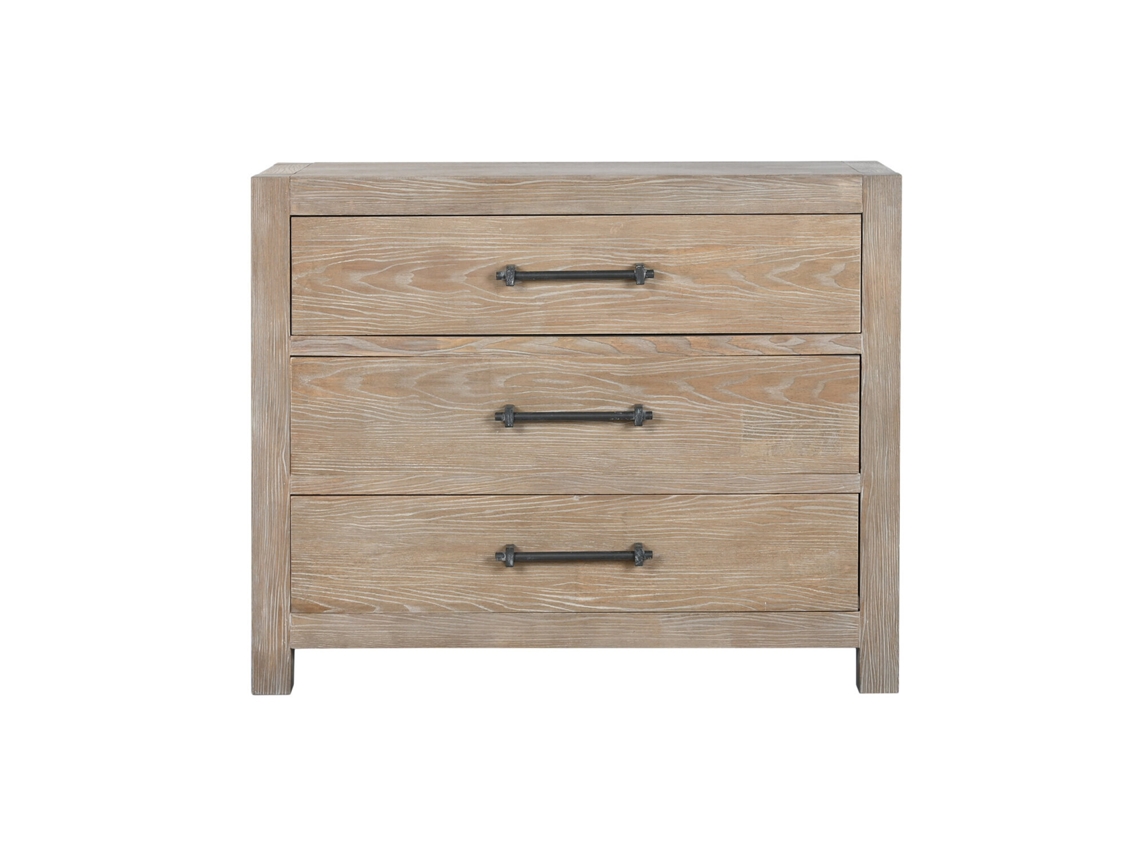 Comoda Madera De Hevea Natural 100x40x88cm