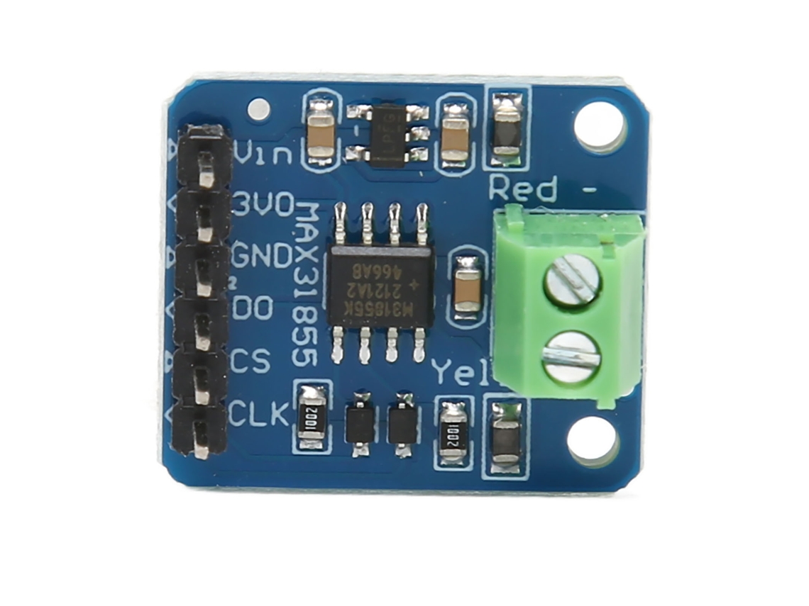 Módulo De Termopar Tipo K Max31855 Con Interfaz Spi, Rango De Medición Extremadamente Amplio Y Alta Precisión.