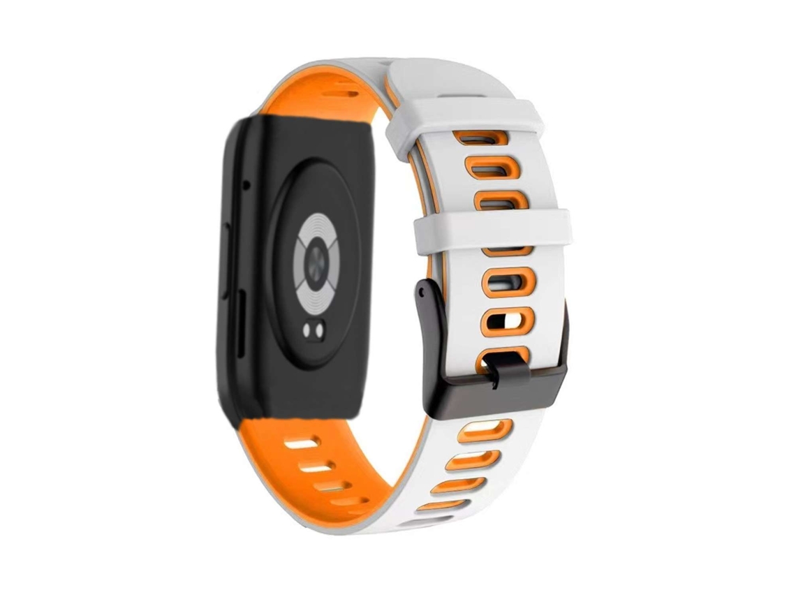 Correa Xiaomi Redmi Watch 3 Blanco y Naranja
