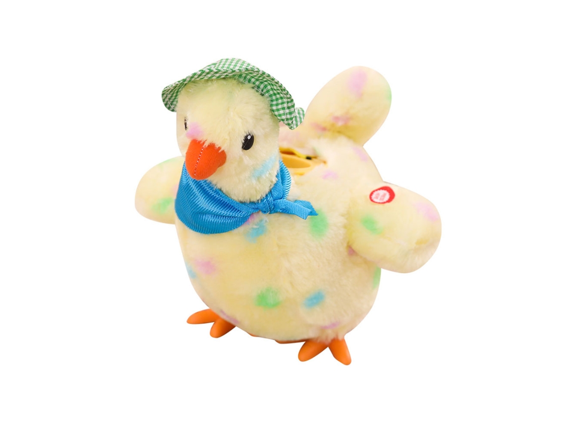 Pollo De Peluche Eléctrico Que Pone Huevos Con Música Y Baile, 25 Cm.