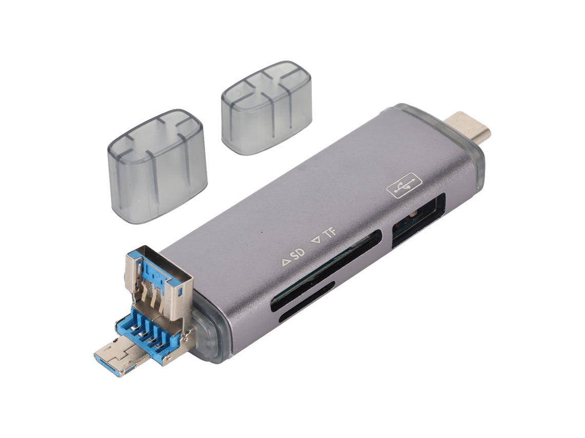 Lector De Tarjetas Otg Usb C Micro Usb 5gbps Ultra Delgado Lector De Tarjetas De Memoria Para Teléfono Pc Portátil