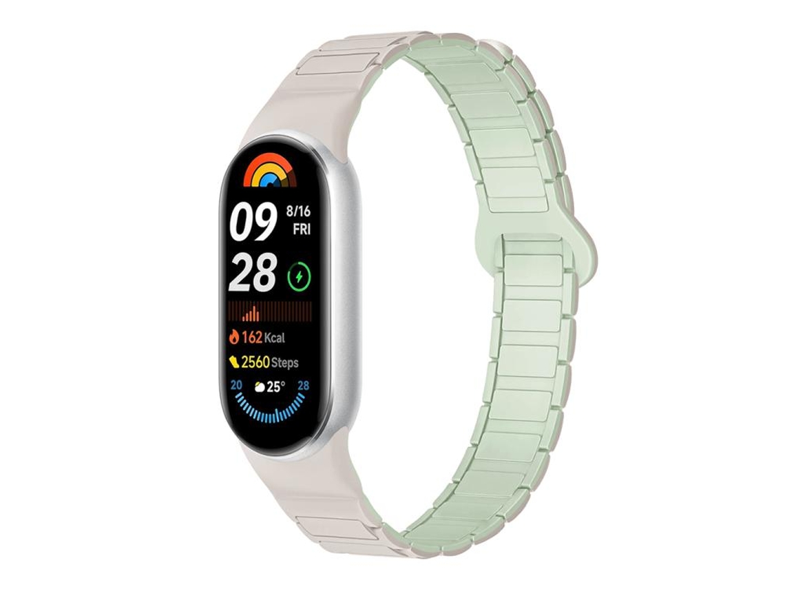 Pulsera para Xiaomi Smart Band 10/9/8 - Silicona Magnética - Con Tres Esferas