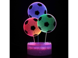 Lámpara De Noche De Fútbol Americano, 16 Colores Cambiantes Con Control Remoto, Visión Nocturna 3d Estéreo Henten Home