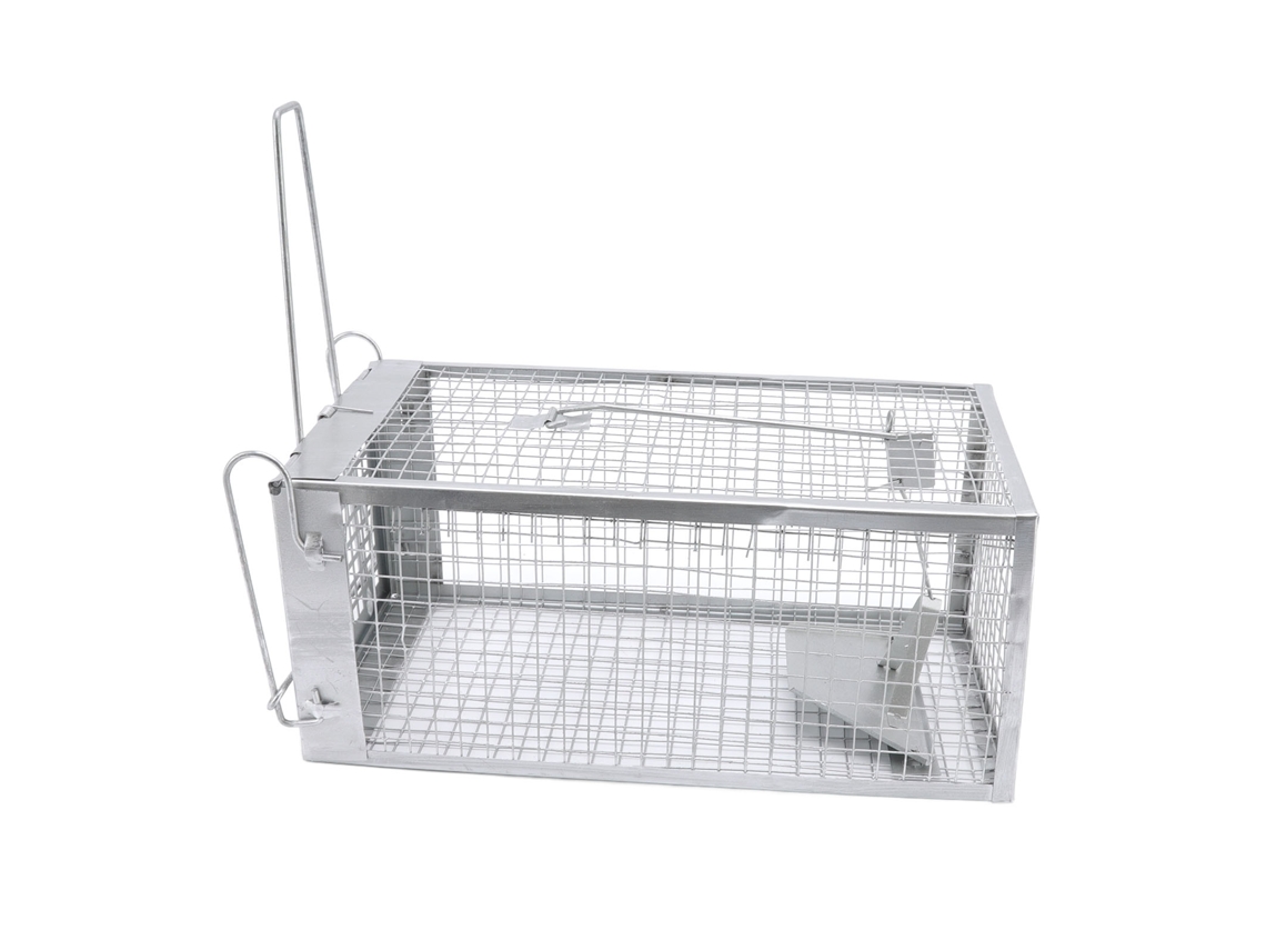 Trampa De Hierro Para Ratas Y Ratones De Una Sola Puerta, Para Uso Interior Y Exterior.