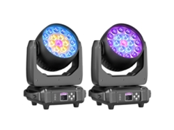 Faros LED móviles, control DMX, enfoque ajustable, 2 unidades, enchufe UE OEM