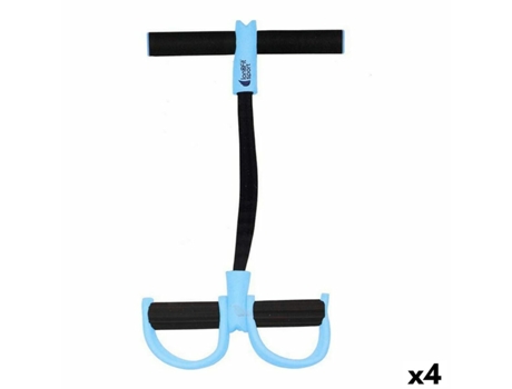 Bandas elásticas de resistencia LONGFIT SPORT De pedal (4 Unidades)