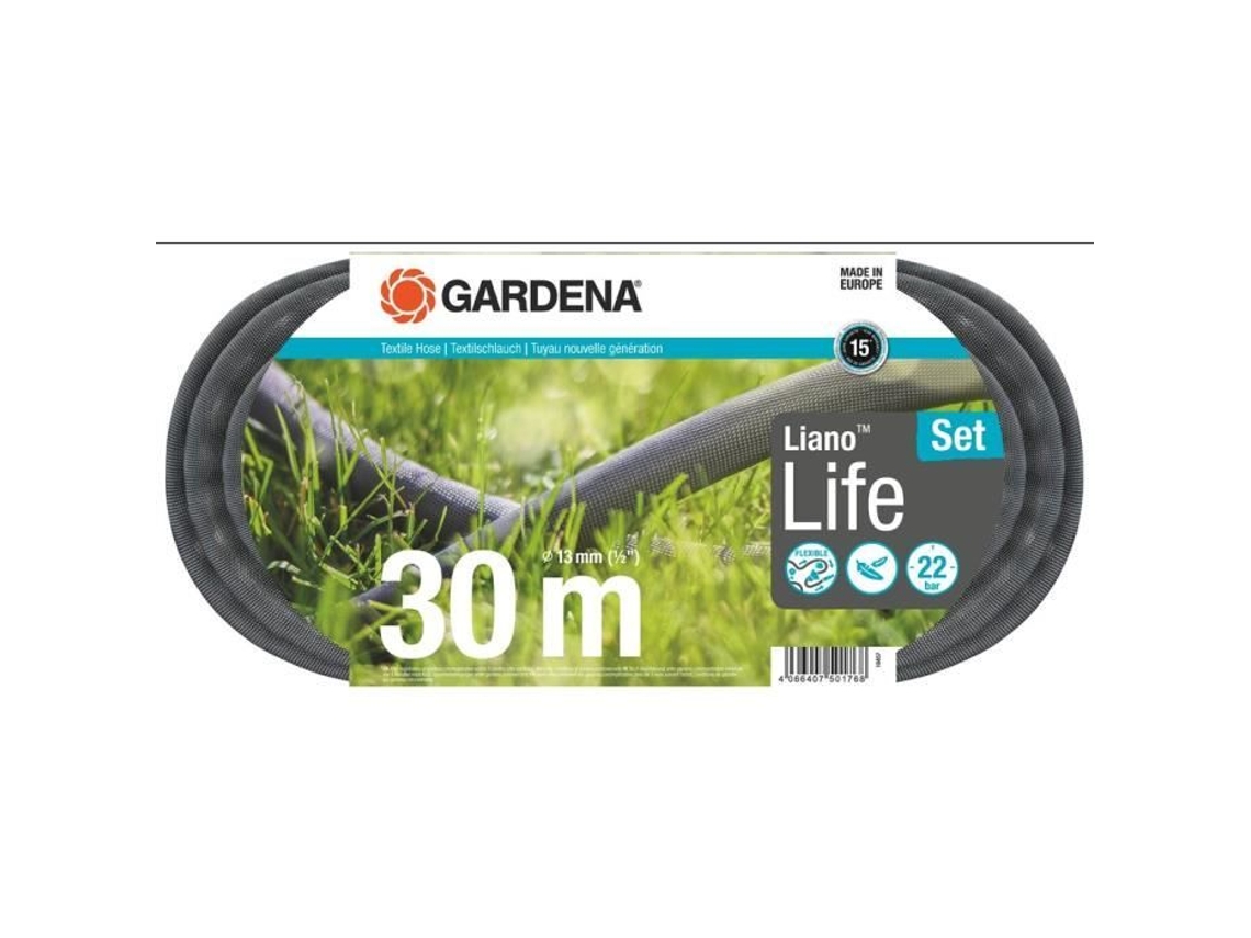 LIANO ™ Life 30m Kit de mangueira - Resistência à pressão: 22 bar - comprimento: 30m Ø Int. 13 mm - 18457-20