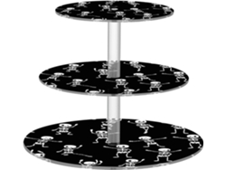 Diseño De 3 Niveles Con Soporte Acrílico Pleaños.