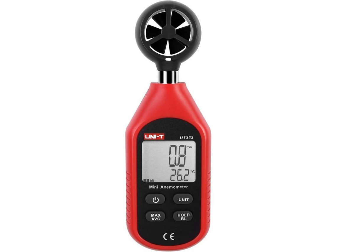Anemómetro Digital Portátil Ut363 Con Sensor De Velocidad Del Viento Y Sensor De Precisión.
