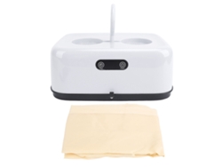 Secadora De Ropa Plegable Portátil, Multifuncional, Pequeña Secadora Eléctrica, 100-240 V, Blanca