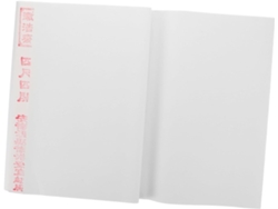 Papel Grueso Para Caligrafía China, 34 X 69 Cm, 100 Hojas, Blanco Puro.