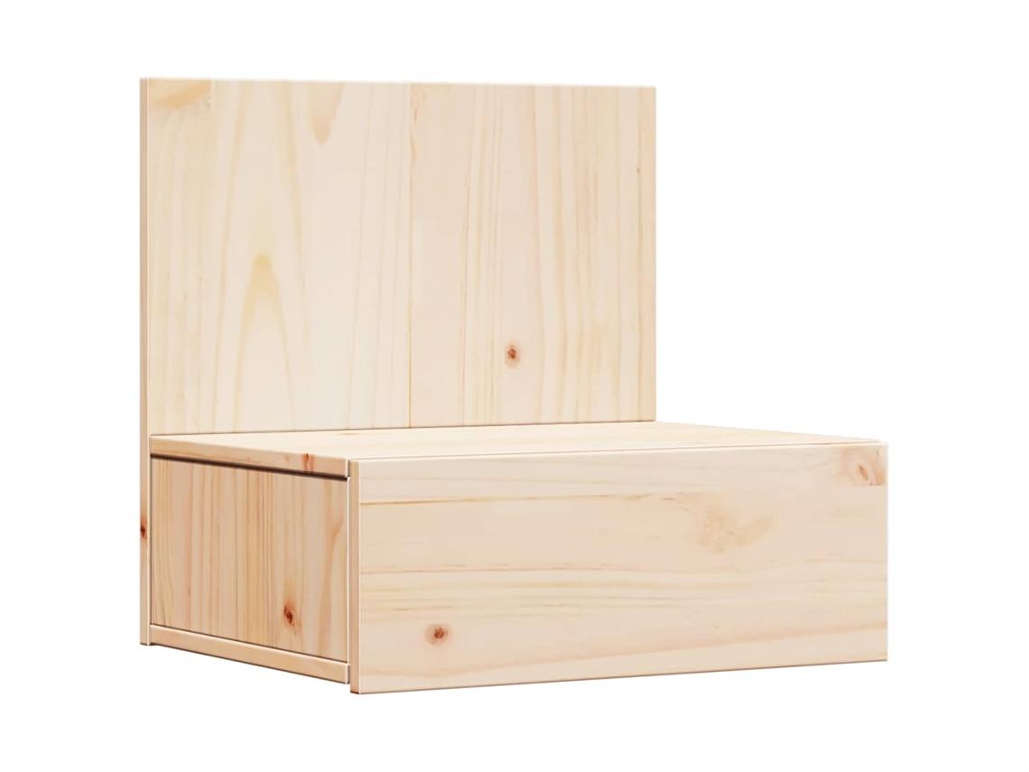 Mesita de noche con cajón, marrón, 42x32,5x40 cm, MAISON EXCLUSIVE